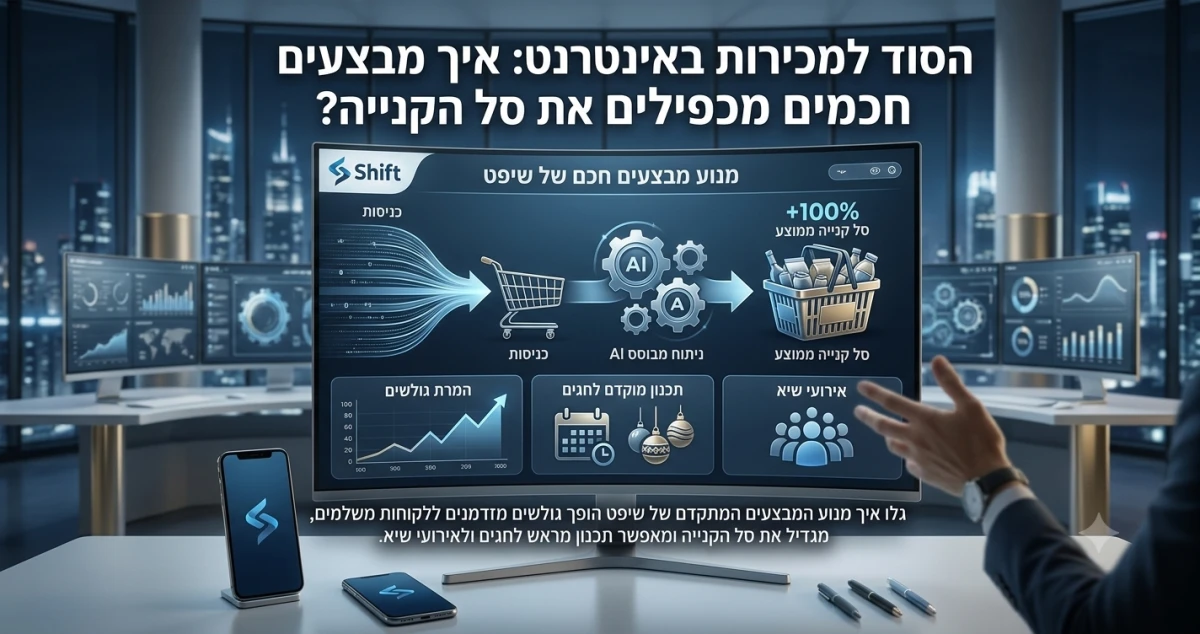 הסוד למכירות באינטרנט: איך מבצעים חכמים מכפילים את סל הקנייה?